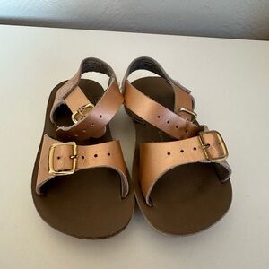 Saltwater Leather Sandals 7C